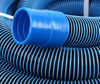 Swimming pool vacuum spiral hose machine